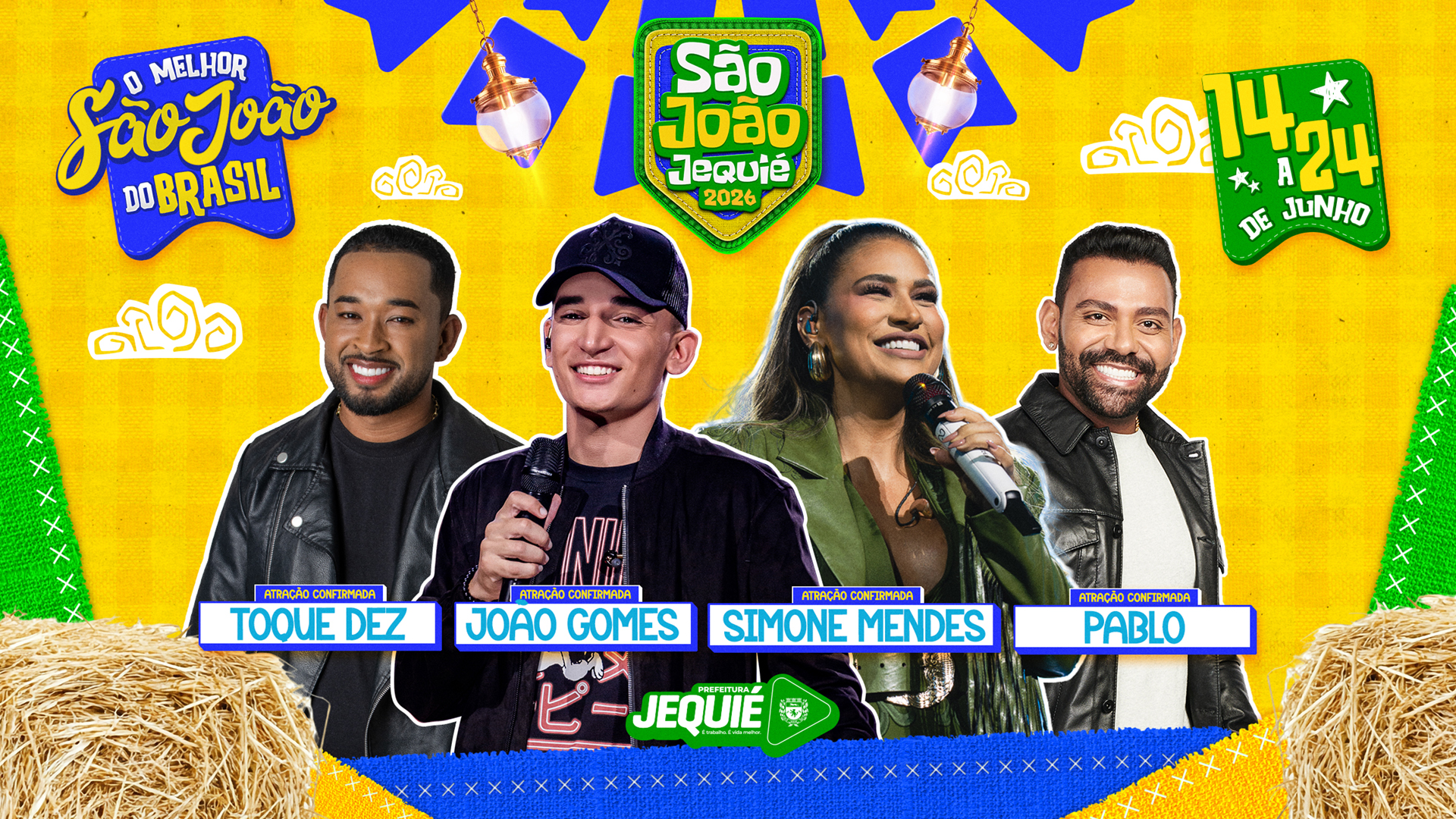 Com Simone Mendes, João Gomes, Pablo e Toque Dez, Prefeitura de Jequié sai na frente novamente e consolida protagonismo com Melhor São João da Bahia